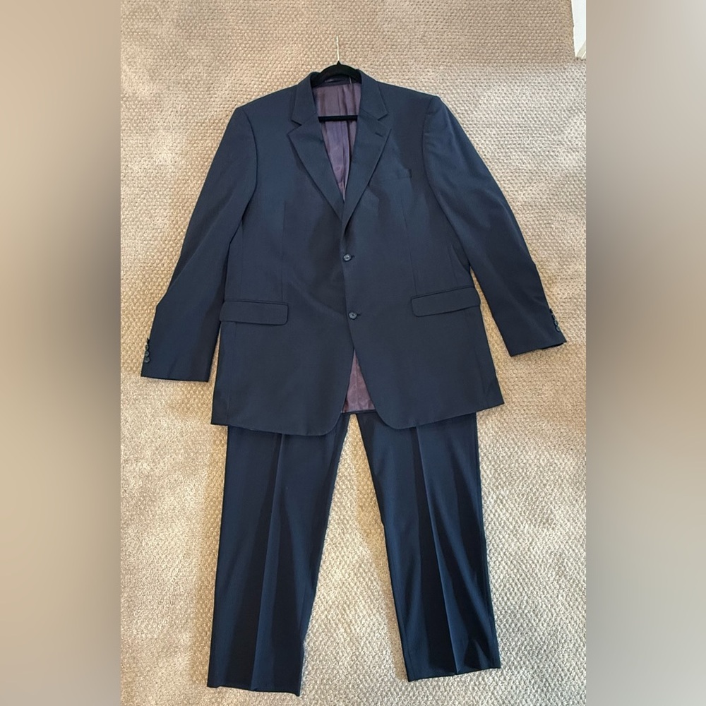 Jack Victor Reflex Stretch Suit in Navy - Tailored Blazer & Trousers